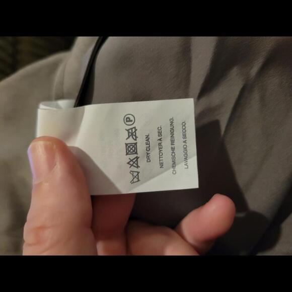 J Crew size 14 grey silk fit and flare dress - Picture 6 of 6